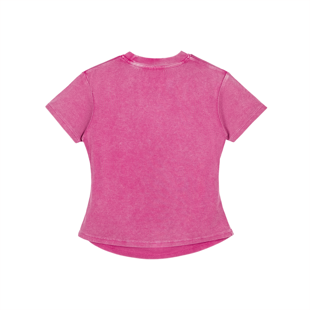 Vero Melandro Womens Vintaged-Wash T-Shirt