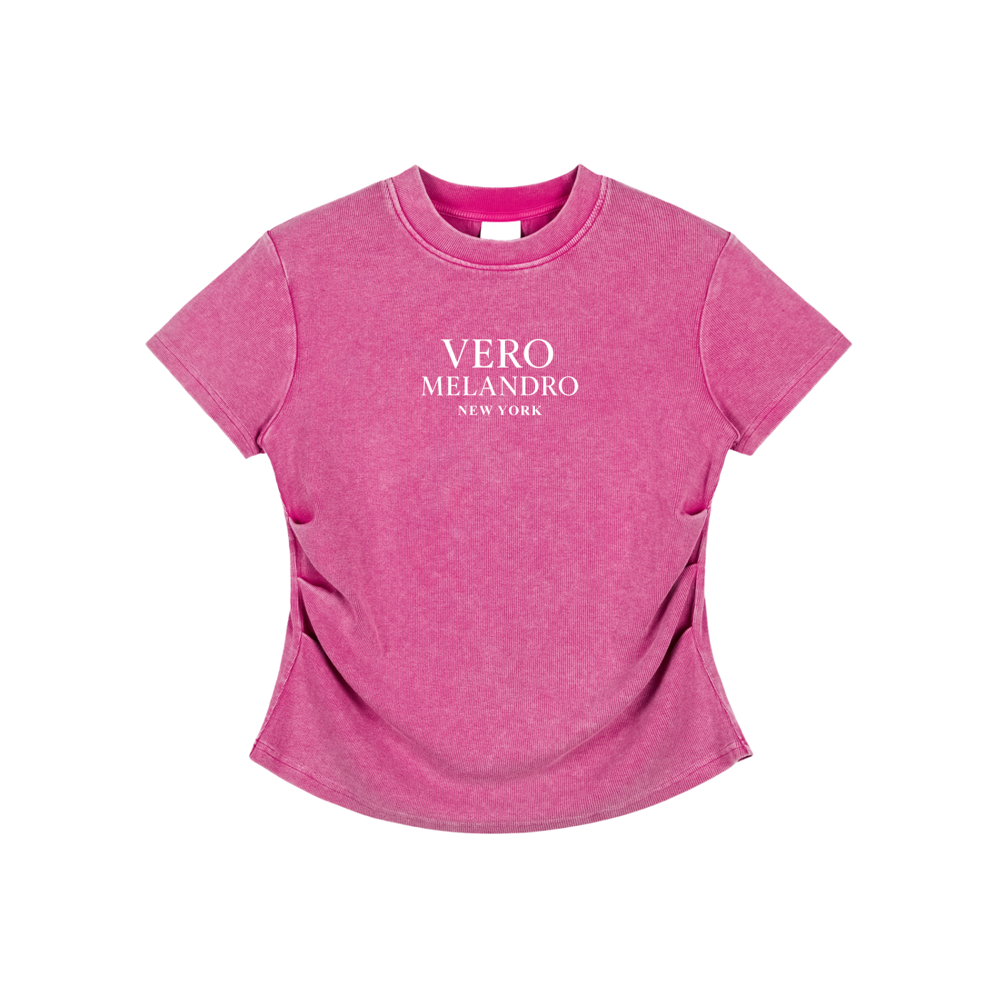Vero Melandro Womens Vintaged-Wash T-Shirt