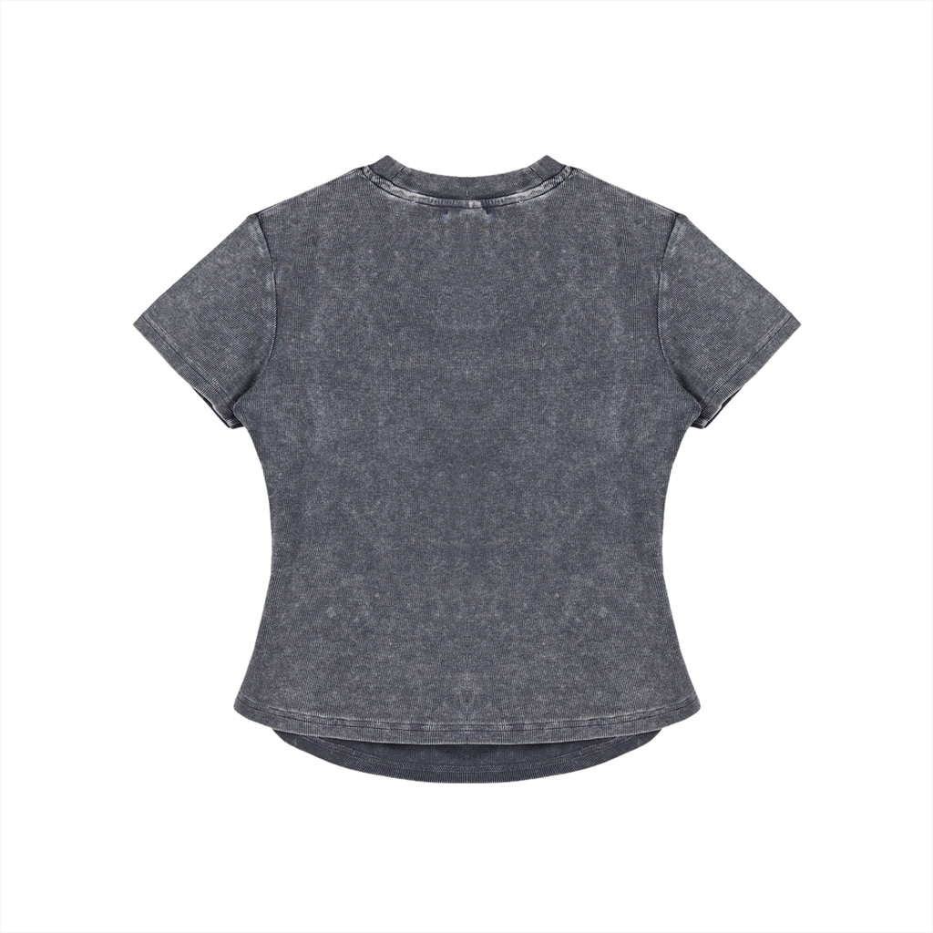 Vero Melandro Womens Vintaged-Wash T-Shirt