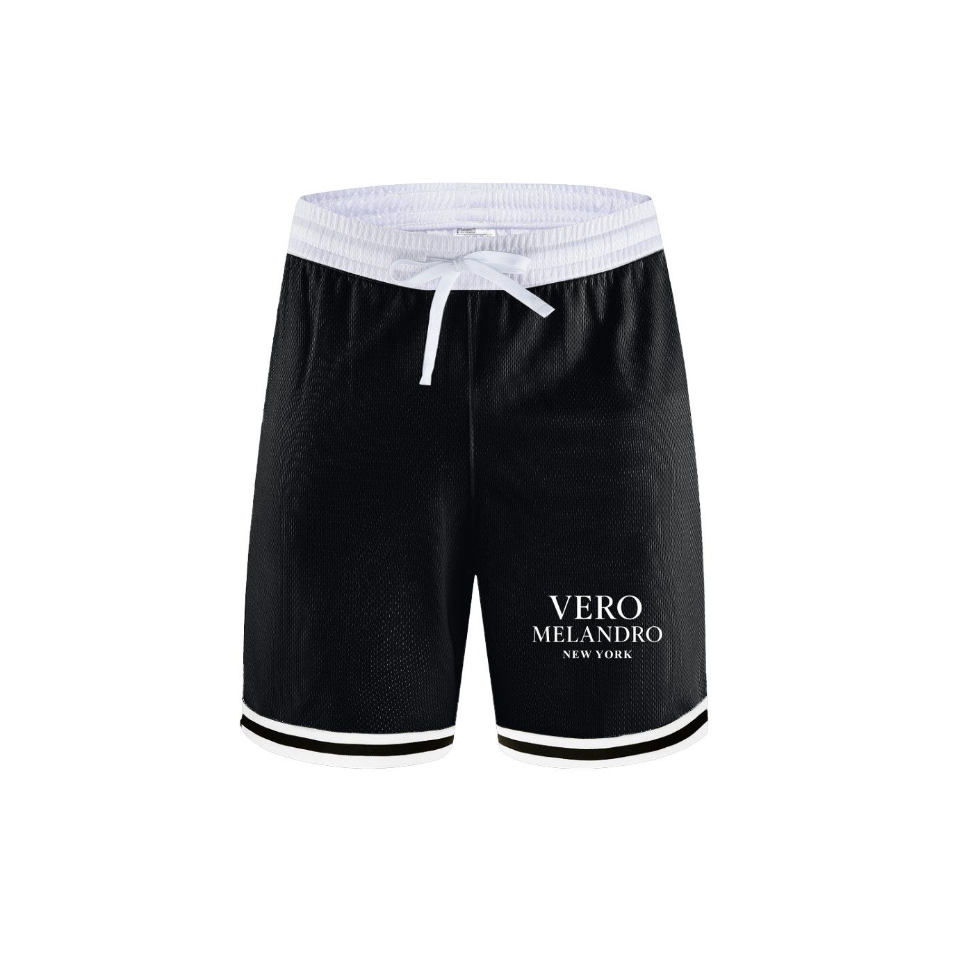 VERO Melandro Classic Stripe Trim Basketball Shorts