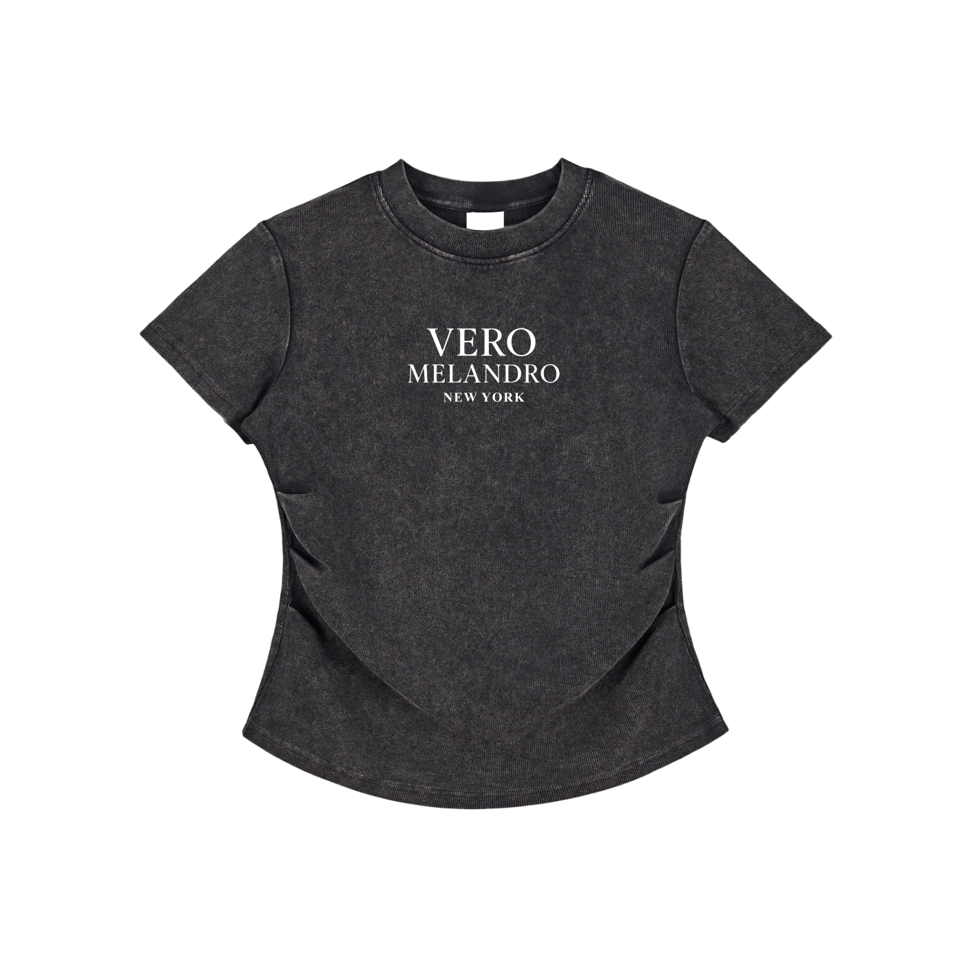 Vero Melandro Womens Vintaged-Wash T-Shirt