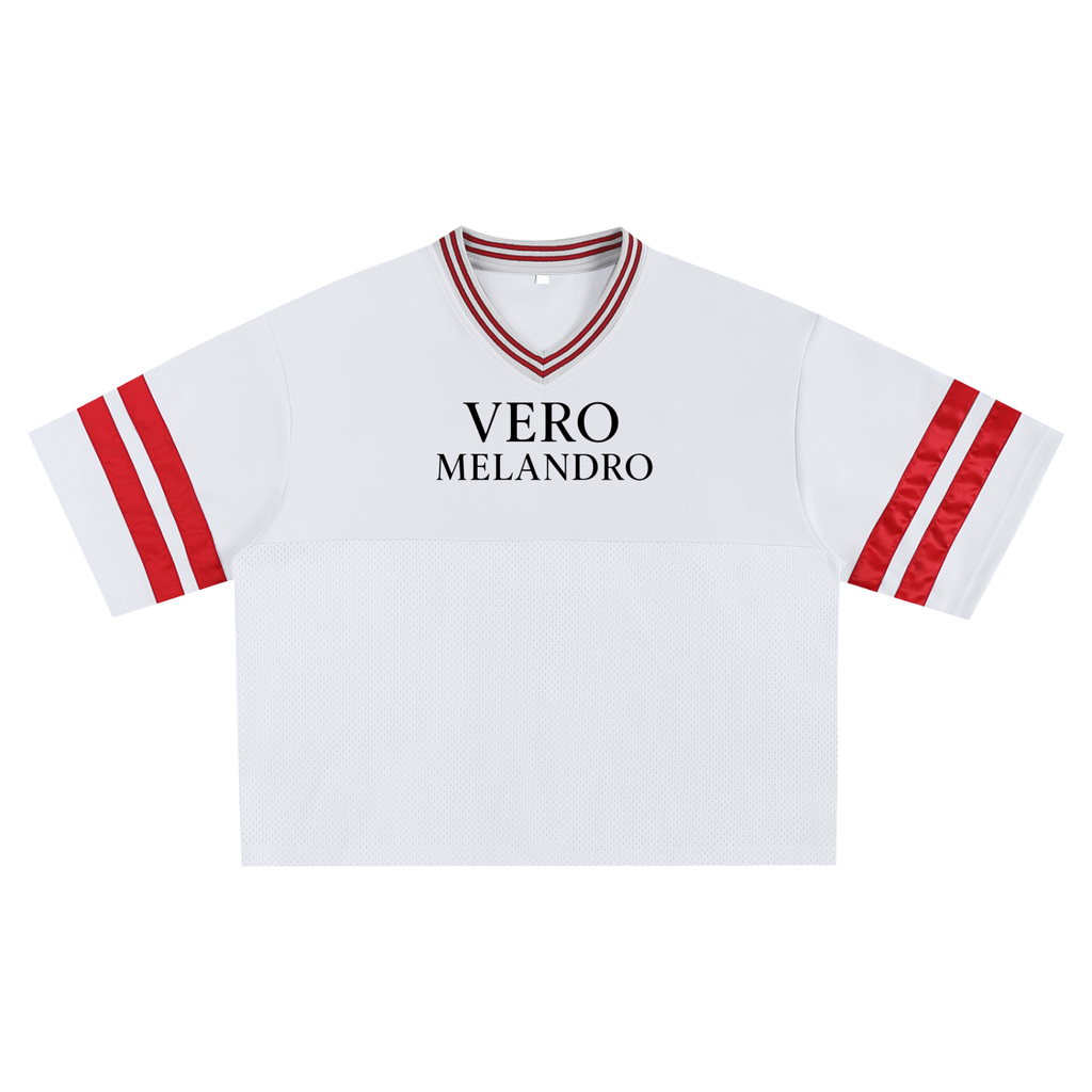 Vero Melandro Taped Mesh Boxy T-shirt