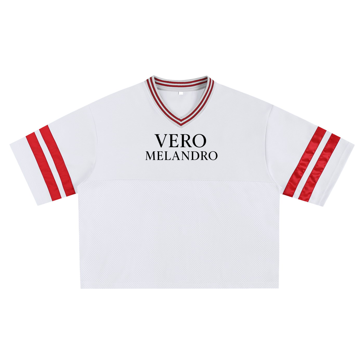 Vero Melandro Taped Mesh Boxy T-shirt