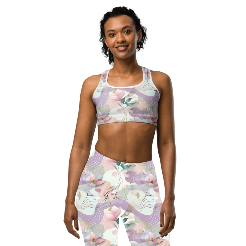 Pink/Purple Floral Sports Set