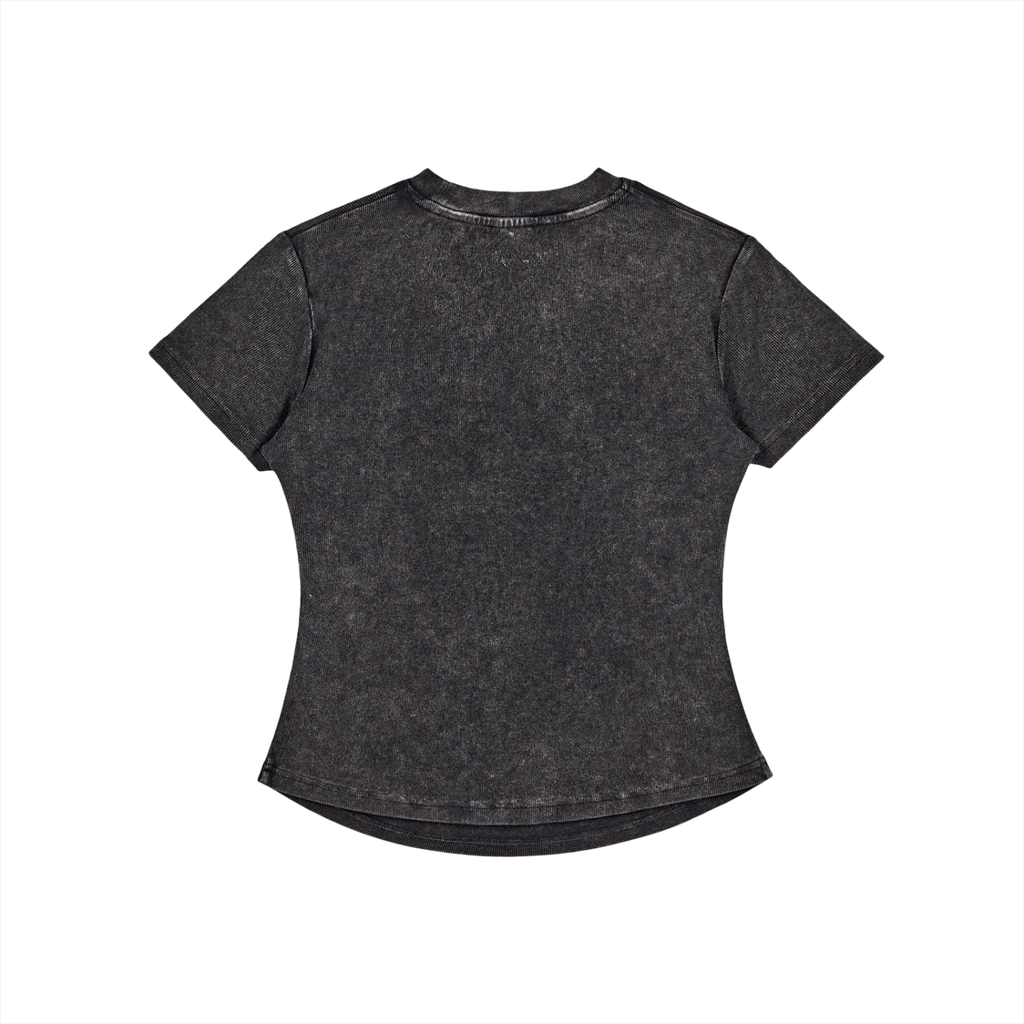Vero Melandro Womens Vintaged-Wash T-Shirt