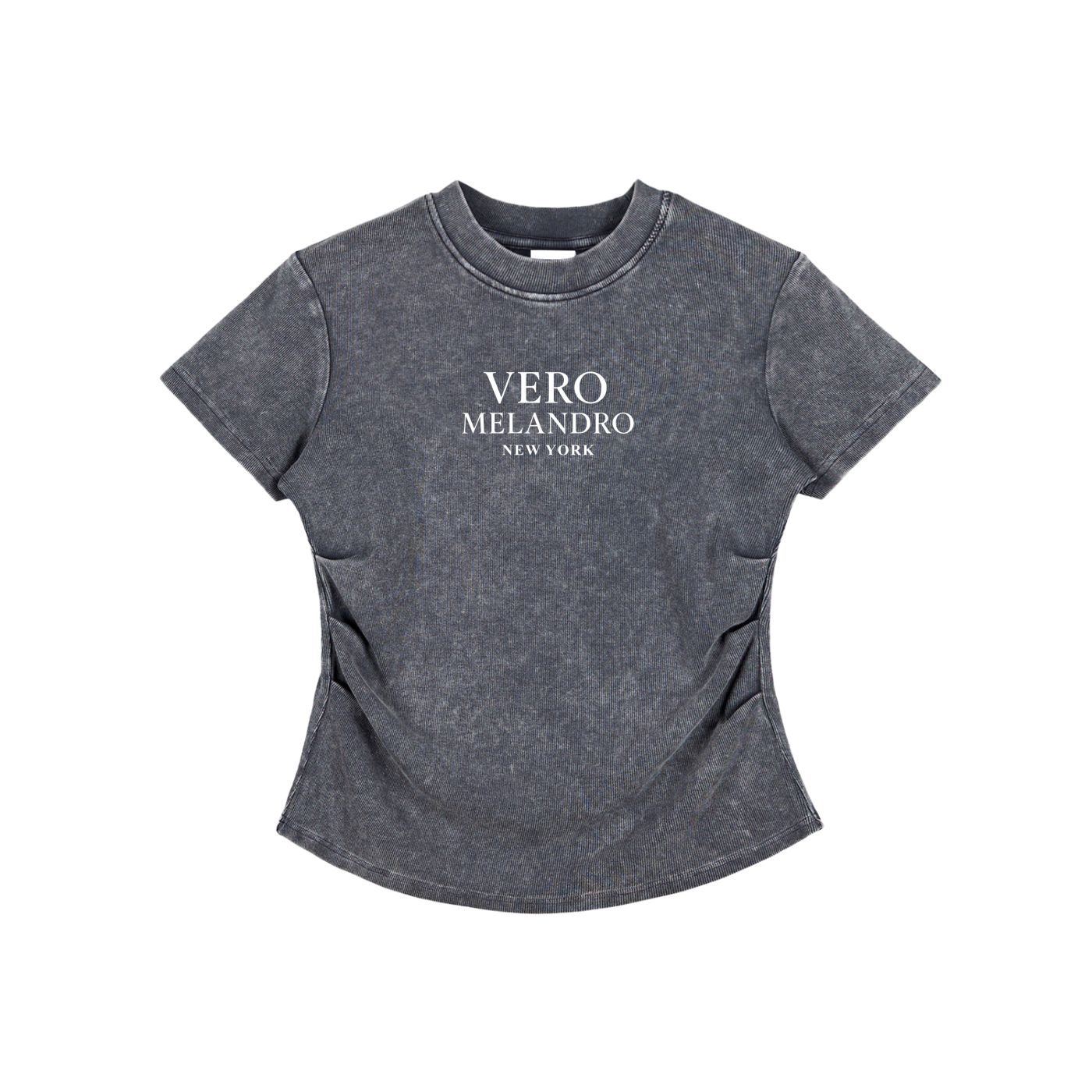 Vero Melandro Womens Vintaged-Wash T-Shirt