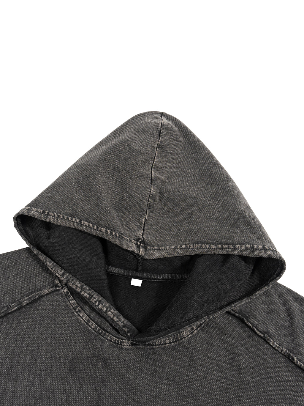 Vero Melandro Snow Washed Boxy Hooded Tank Top