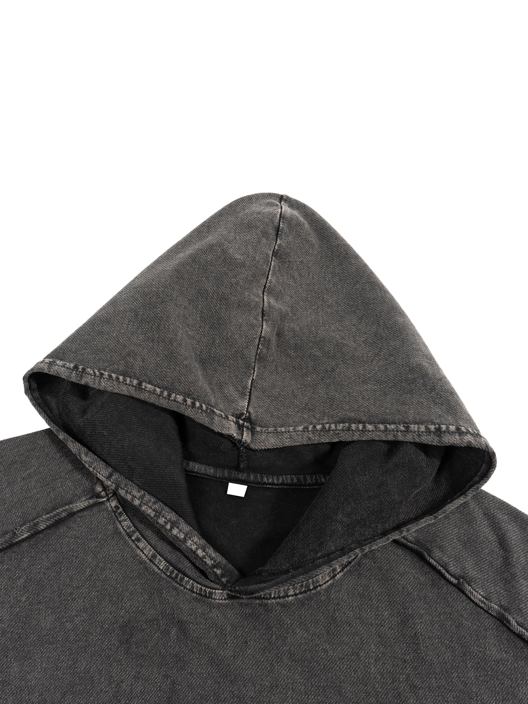 Vero Melandro Snow Washed Boxy Hooded Tank Top